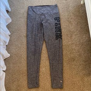 VS pink grey heathered leggings
